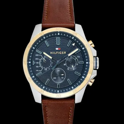 Tommy Hilfiger Decker Quartz Blue Dial Men's Watch